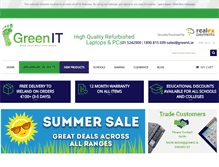 Tablet Screenshot of greenit.ie